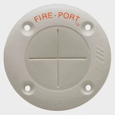 Marine East Boat Fire Port 165016 | 3 x 3/4 In White Plastic / Rubber