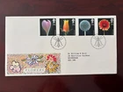 United Kingdom 1987 - Flowers stamps FDC Edinburgh Philatelic Bureau