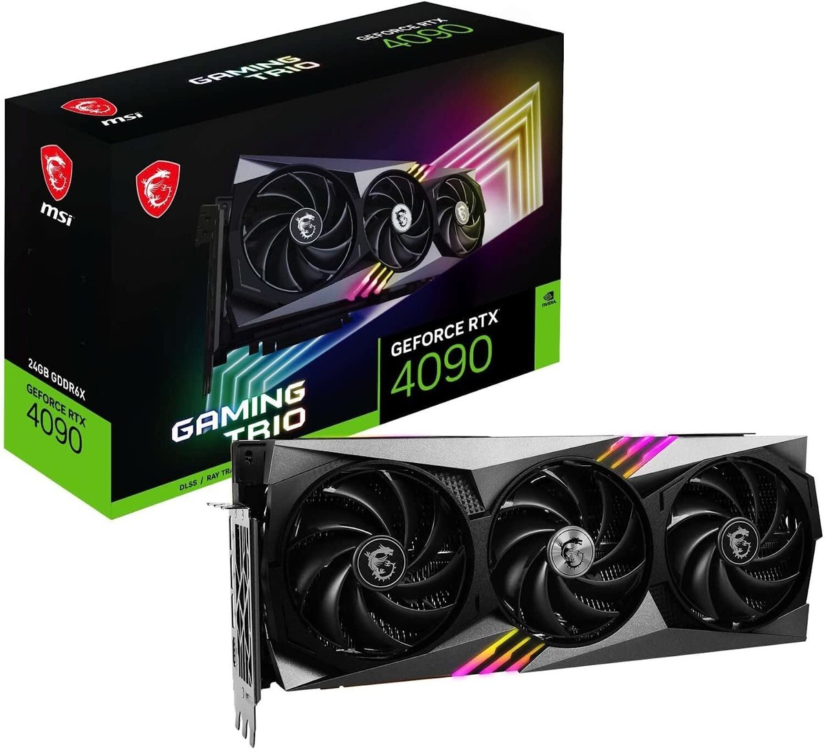 MSI GeForce RTX 4090 24GB GDRR6X Gaming Trio Tri-Frozr 3 Graphics