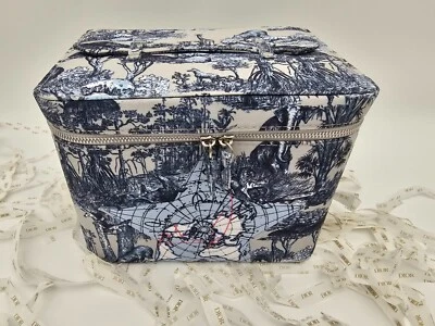 Dior Schminkkoffer Tasche Kosmetik mit Spiegel Neu 21 cm x 16 cm x 15 cm