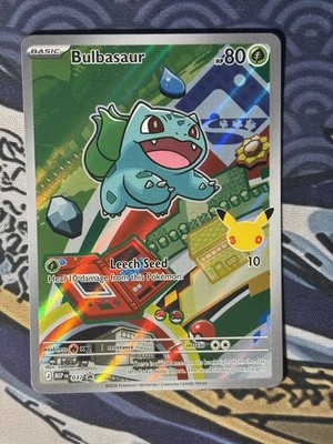 Pokémon TCG Bulbasaur 037 Promo First Partner Illustrated Collection Near Mint