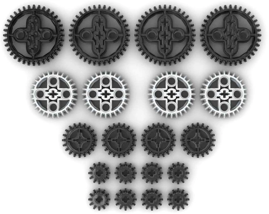 20 LEGO Double Bevel Gears - 4 Sizes (8,16,24,40,car,transmission,motor,engine) - Image 3 of 3