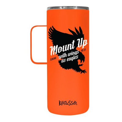 #ad Kerusso Mount Up 22 ounce Stainless Steel Mug Isaiah 40:31 Limited Design $29.99