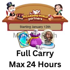 Wizarding World Partners Mono poly go Full Carry 80K POINT  FAST  CHEAP 