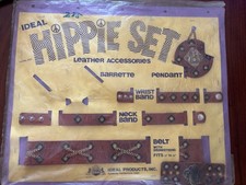 Ideal Hippie Set Leather Accessories For Halloween Costume or Daily Wear Belt