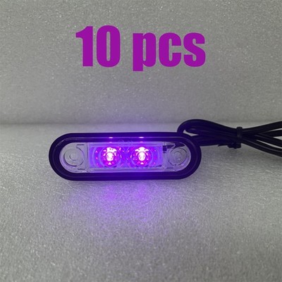 10X lila 12V/24V Begrenzungsleuchte Positionsleuchte Lampen LKW PKW Anhänger E9