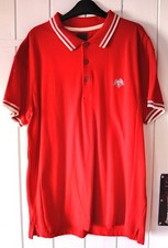 Image of Men's Soviet Polo Shirt Large Red Limited Edition Eagle Wired World