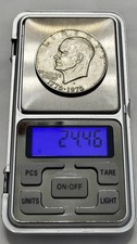 1976D 40% Silver Type I Bicentennial Ike Dollar AU #12.20.25c