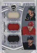 2022 The Cup Trios Jerseys 30/35 Matt Boldy Jonatan Berggren Matty Beniers 05ja