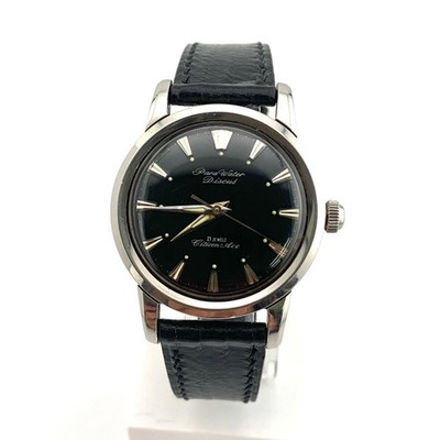 Citizen Ace Discus A1307051 21JEWELS schwarzes Zifferblatt Handaufzug Uhr