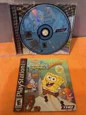Spongebob Squarepants -Supersponge -Sony PlayStation 1 Black Label VG Condition