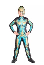 robot Halloween Costume Skeleton Costume Kids Size Med 8/10