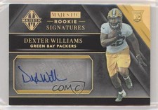 2019 Panini Majestic Rookie Signatures Holo Gold 4/10 Dexter Williams Auto w6g