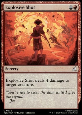 MTG - Explosive Shot () 279 Avatar: The Last Airbender: Eternal-Legal C - Foil