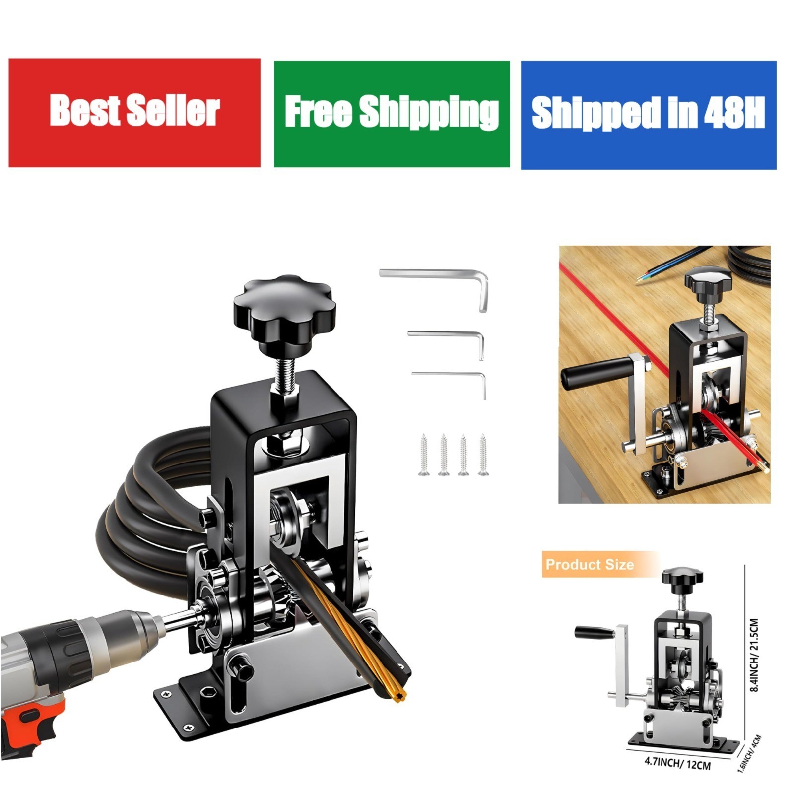 SOWAXGO Manual Wire Stripping Machine for Copper Recycling