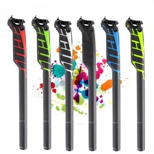 Reggisella bici mtb fibra di carbonio offset 20mm 27,2/30,8/31,6mm lunghezza 350/400mm 