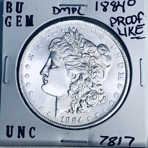 1884 O BU GEM MORGAN SILVER DOLLAR UNC MS+++ U.S. MINT RARE COIN 7817