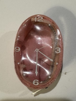 Vintage 1960's Liddle Kiddles Pink Wrist Watch Zippered Case Rare Mattel