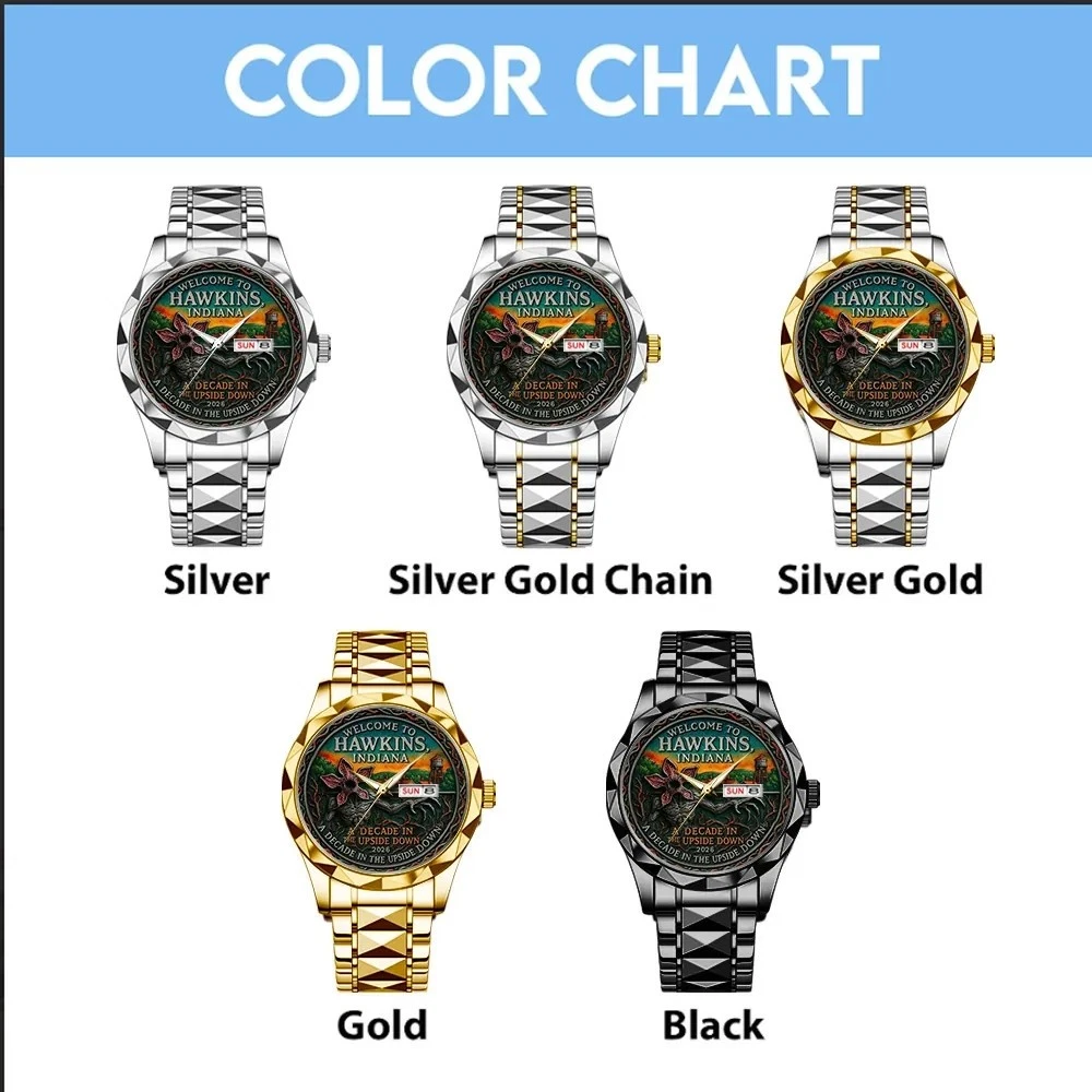 Stranger Things 10th Anniversary Coin 2026 Alloy Luxury Quartz Watch
