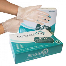 4 x Damaged Boxes of 200 Disposable & Recyclable Gloves - Latex & Allergy Free