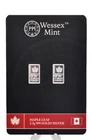 2x Wessex Mint Maple Leaf 2.5g .999 Fine Silver Bars Sealed 5g Total