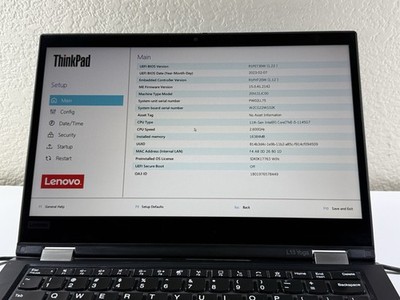 Lenovo ThinkPad L13 Yoga Gen2 2-in-1 Touch i5-11th Gen 16GB RAM No Lenovo ThinkPad L13 Yoga Gen2 2-in-1 Touch i5-11th Gen 16GB RAM No