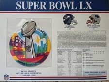 Super Bowl 60 Official Willabee and Ward Patc...