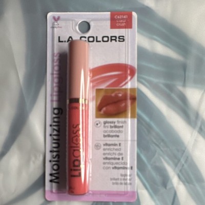L.A. COLORS Coral Crush Lip Gloss Moisturizing Glossy Vitamin E C62141