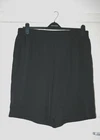 SIZE 20 YOURS SMART BLACK SHORTS WITH BACK ELASTIC WAIST