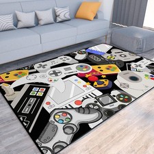 Game Rug Teen Boys Carpet with Game Controller Decoration, 3D Gaming Rugs for...