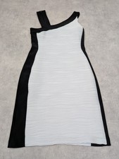 Joseph Ribkoff Dress Womens UK 12 One Shoulder Cocktail Evening Chic Bodycon Mod