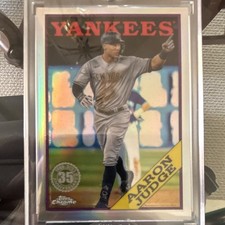 2023 Topps Chrome Aaron Judge 1988 Topps Baseball Foil Insert #88BC-1 Yankees