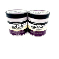 Aunt Jackie's Curl La La Curl Custard 9oz x2 Moisturizing Anti-Frizz Cream
