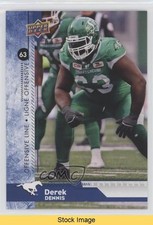 2018 Upper Deck CFL Blue Derek Dennis #158 READ 0s5
