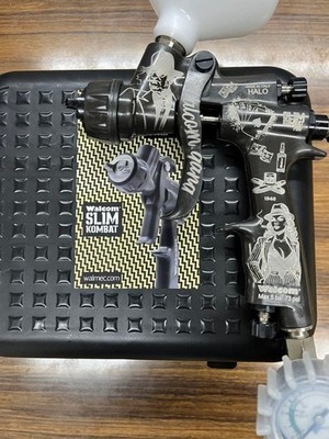WALCOM SLIM KOMBAT SEMA Model Spray Gun 1.4 Professional Paint Tool HVLP  Used
