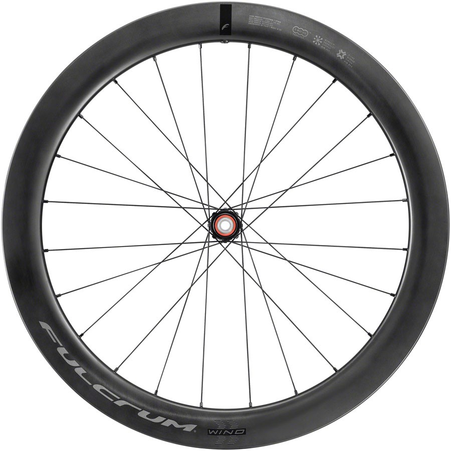 Шоссейное колесо Fulcrum Wind 57 Carbon Aero с бескамерным приводом 700c фиксатором по центру 132690₽