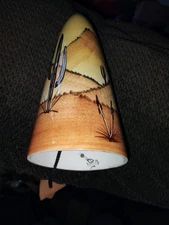 Handcrafted Southwestern Desert Bell Wind Chime Signed By Native artist 