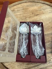 Vintage 90’s Arthur Court Grapevine Salad Server Set NIB