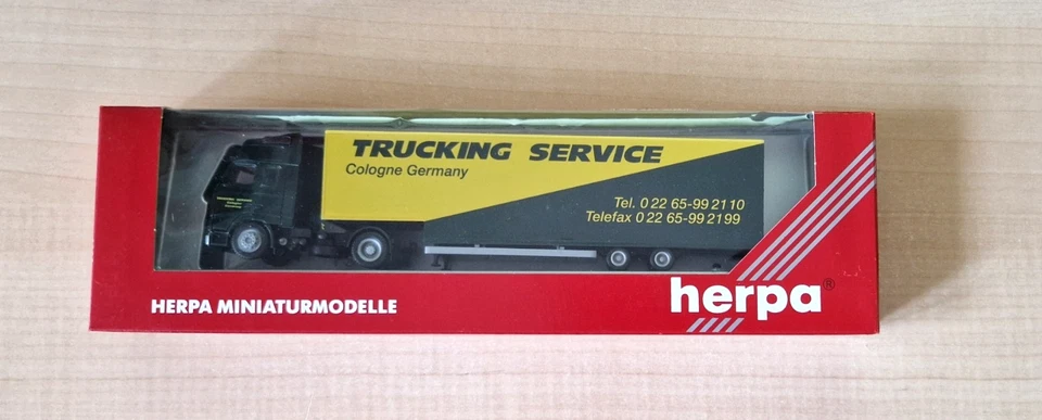 Herpa 145633 VOLVO FH16 Trucking Service Cologne cassonato 1:87 OVP - Immagine 3 di 3