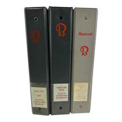 Beechcraft King Air Pilot's Operating Handbooks from estate of 3rd Astronaut!