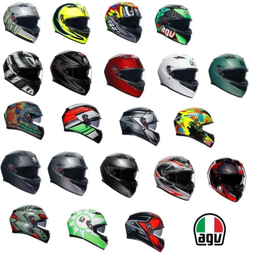 AGV K3 Full Face Street Motorcycle Riding Helmet - Pick Size & Color