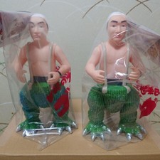 M1 Haruo Nakajima Godzilla Retro Green Molding Color A B Set Soft Vinyl