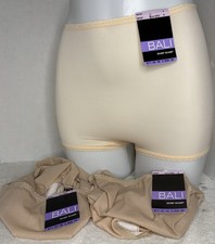 3 Bali Skimp Skamp Brief Panty M SZ 6 Nylon Spandex Panties 2633 NWT