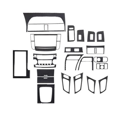 28pc Fit für Acura TL 2004-08 Kohlefaser Full Kits Innenraumabdeckung Trim