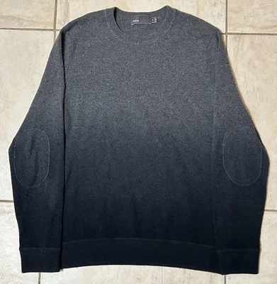 Vince. Cashmere/Wool Blend Ombre Crew-Neck Longsleeve Mens Size Medium