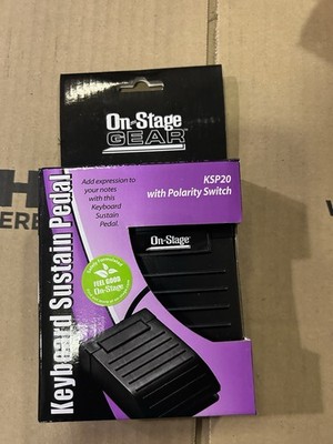 On-Stage Stands KSP20 Keyboard Sustain Pedal Universal