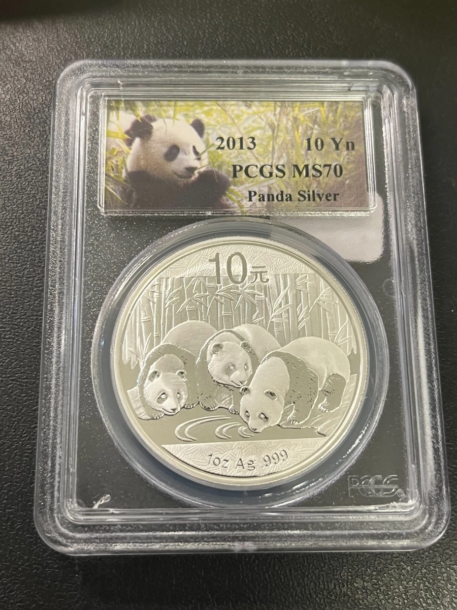 Chinese Panda MS 70 Graded 2013 Silver Bullion Coins for sale | eBay