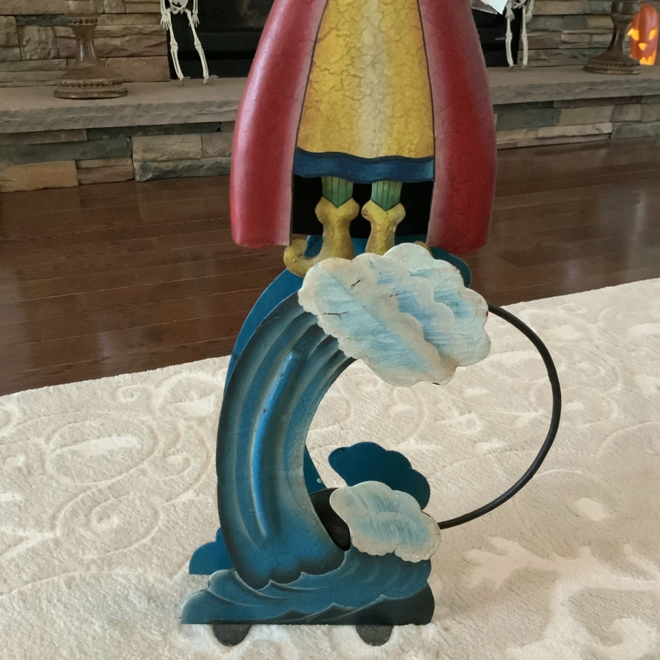 Juguete de péndulo Wizard Balance con base ondulada de metal arte popular - NUEVO Foto 3 de 4