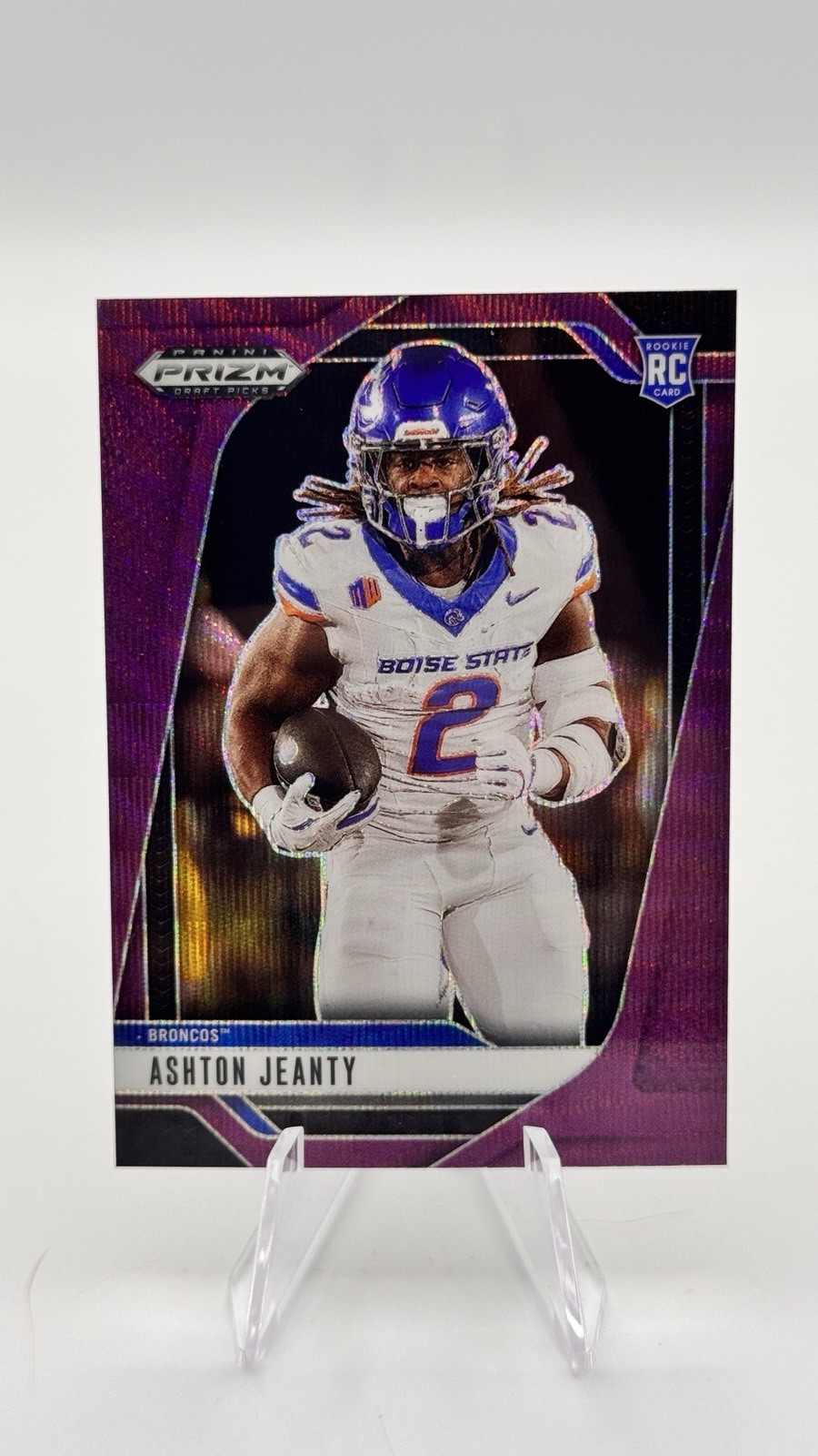 2025 Panini Prizm Draft Picks - Ashton Jeanty #13 Purple Wave Prizm (RC)