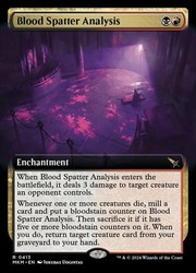 Blood Spatter Analysis (Extended Art) Foil - Murders at Karlov Manor #413